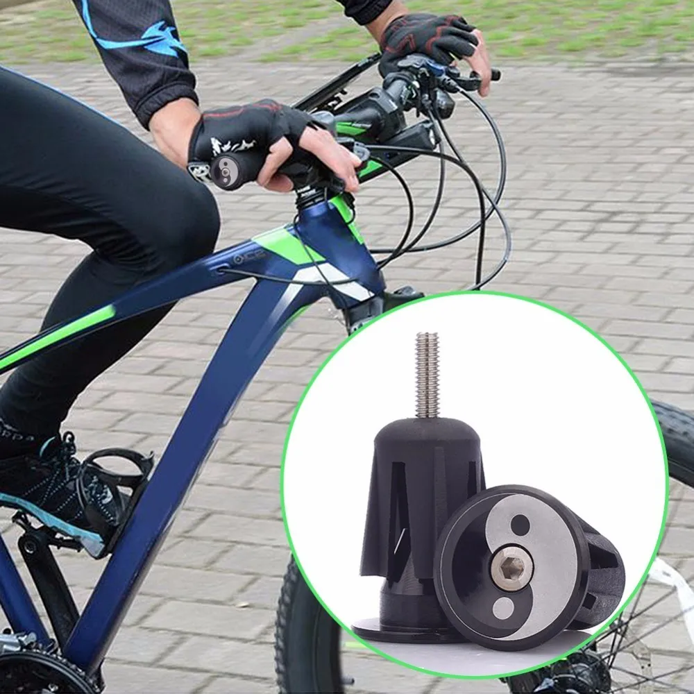 1 пара велосипед конец Вилки MTB Дорожный Велоспорт Алюминий руль заглушка Высокое