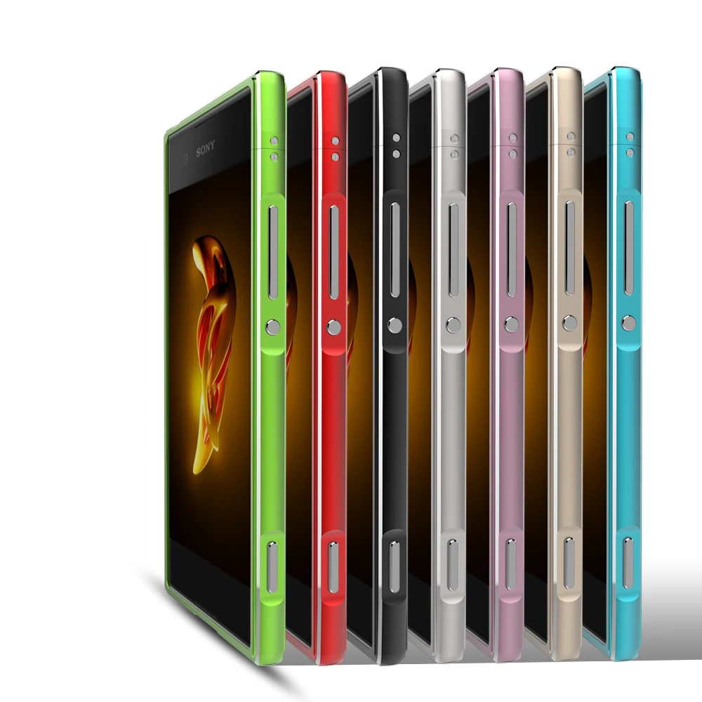 Чехол для Sony Xperia XA1 роскошный Ультратонкий алюминиевый бампер E5823 чехол 5 0 дюйма + 2