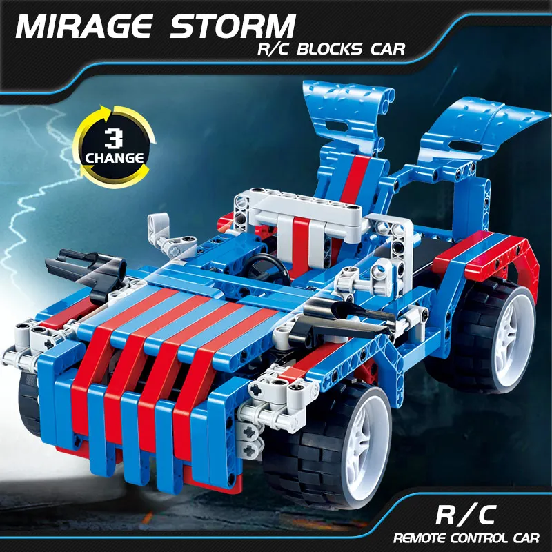 464 шт. Technik RC Автомобиль Радио пульт дистанционного управления блоки Набор Technic