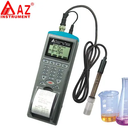 PH метр AZ9861 электронный измеритель с интерфейсом принтера для рыбалки и