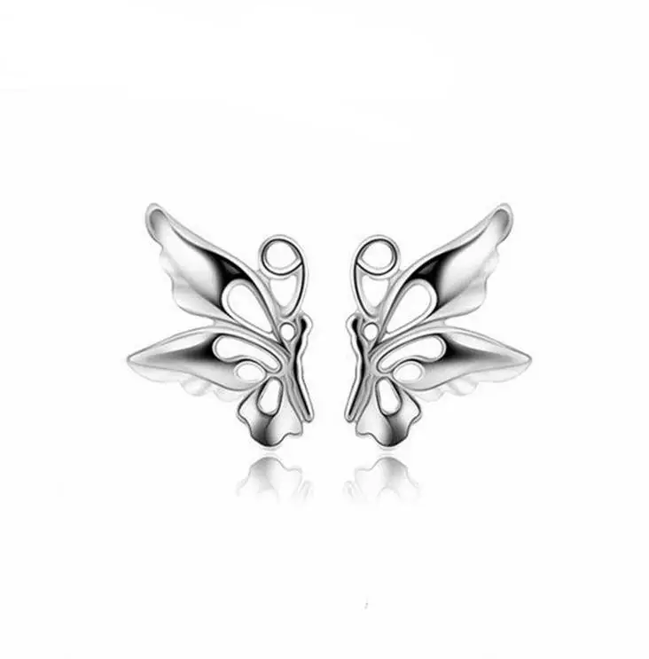 Серьги для женщин запонки ушей из стерлингового серебра 925 пробы медные модные