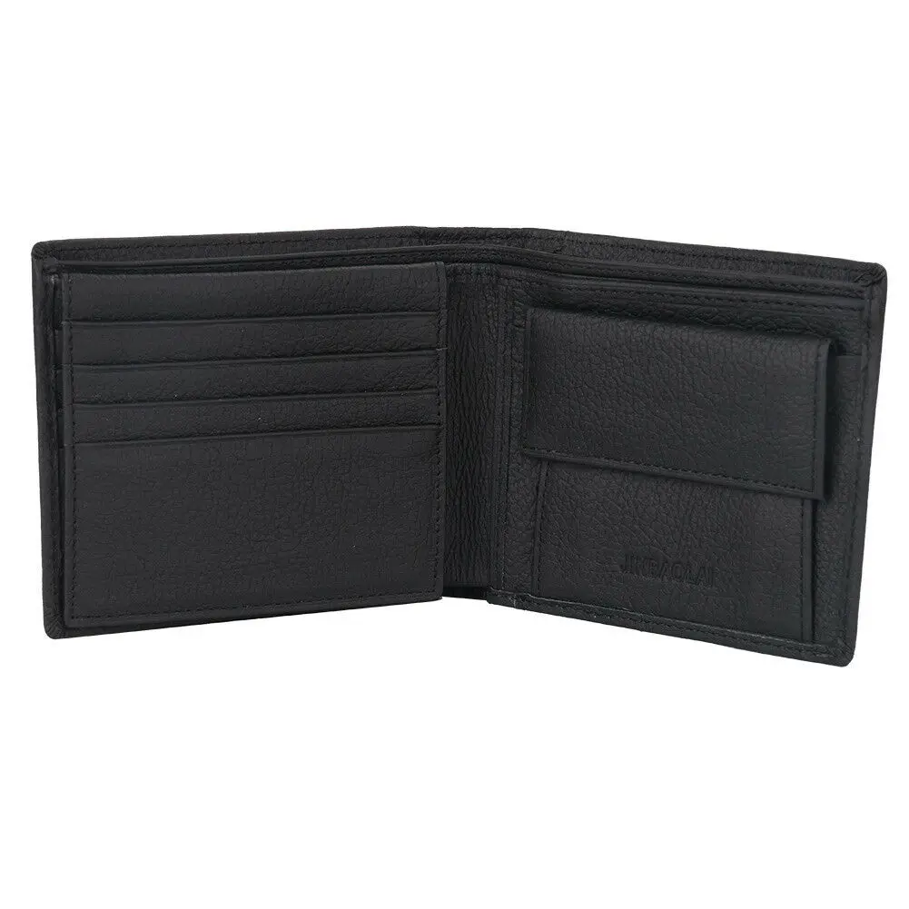 Новый модный мужской двойной кошелек из искусственной кожи держатель для