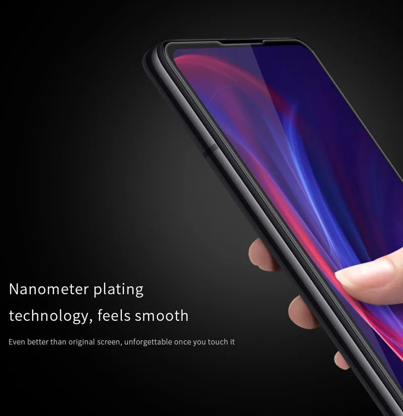 Nillkin XD CP+ Pro макс. закаленное стекло для Xiaomi Redmi K20 Pro Полное покрытие экрана изогнутое защитное Олеофобное