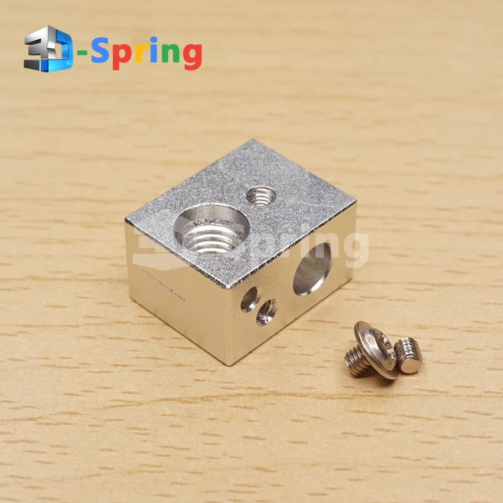 MK10 тепловой блок M7 резьба для Makerbot 2 поколения экструдер Hotend алюминий 20*16*11 5 мм 3D