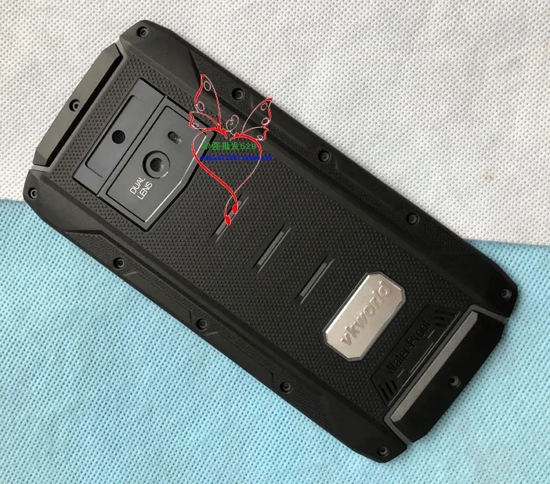vkworld vk7000 задняя крышка батарейного отсека для 5,2 дюймов vkworld vk7000 смартфон - Цвет: Черный