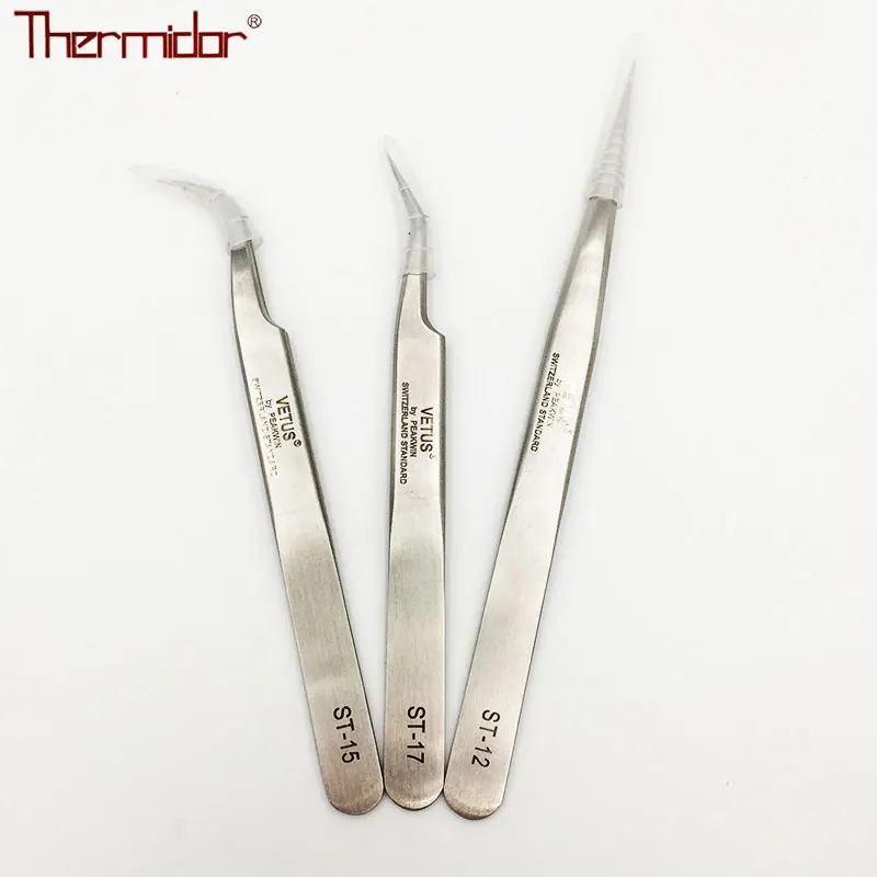 Новинка пинцет для наращивания ресниц Thermidor из нержавеющей стали инструменты