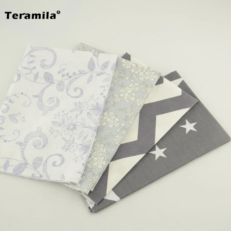 Хлопок teramila FabricFloral/star/wave дизайн 40 см x 50 настольная одежда 4 шт материалы для
