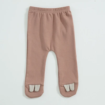 B91K07 brown Леггинсы для девочек модное осеннее нижнее белье для мальчиков и девочек узкие брюки Одежда для маленьких девочек, штаны для мальчиков - Цвет: B91K07 brown