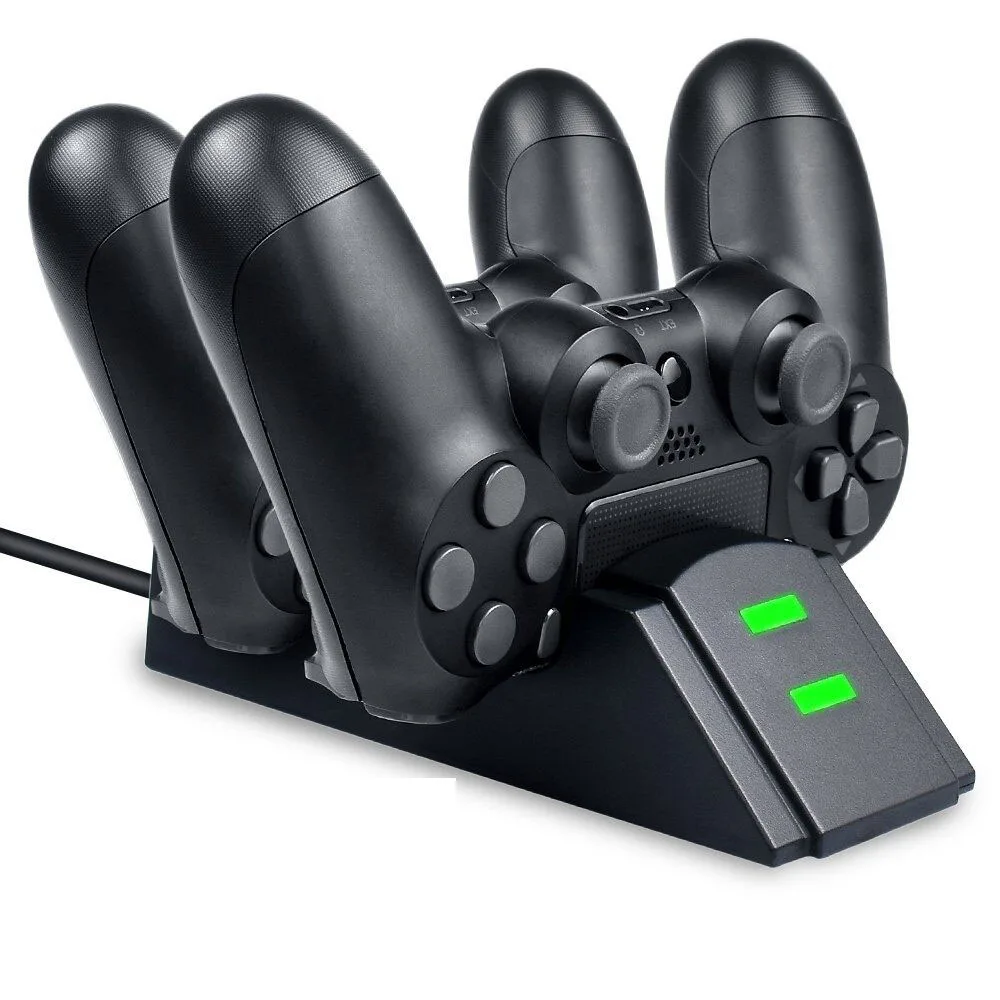 Двойной USB светодиодный индикатор контроллер зарядки док-станция Подставка