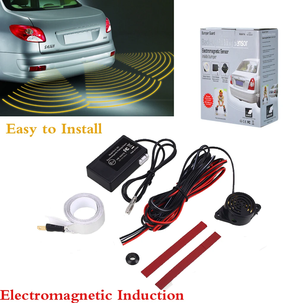 

Car Backup Sensor Set Parking Sensor 12V Safety Anti-Collision Electromagnetic Auto Alarm System Car Accessory