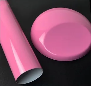 Блестящая розовая виниловая пленка 30 см x 152 водонепроницаемая Модифицированная