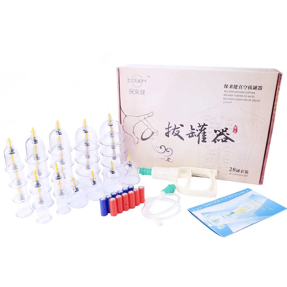 32 шт. банок китайские вакуумные чашки комплект для постановки вытащить вакуумный