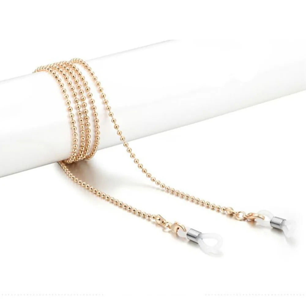 Цепочка цепочка для очков металлическая цепь с бусинами солнцезащитных