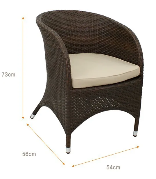 Наружная мебель для внутреннего дворика с 4 стульями | Мебель