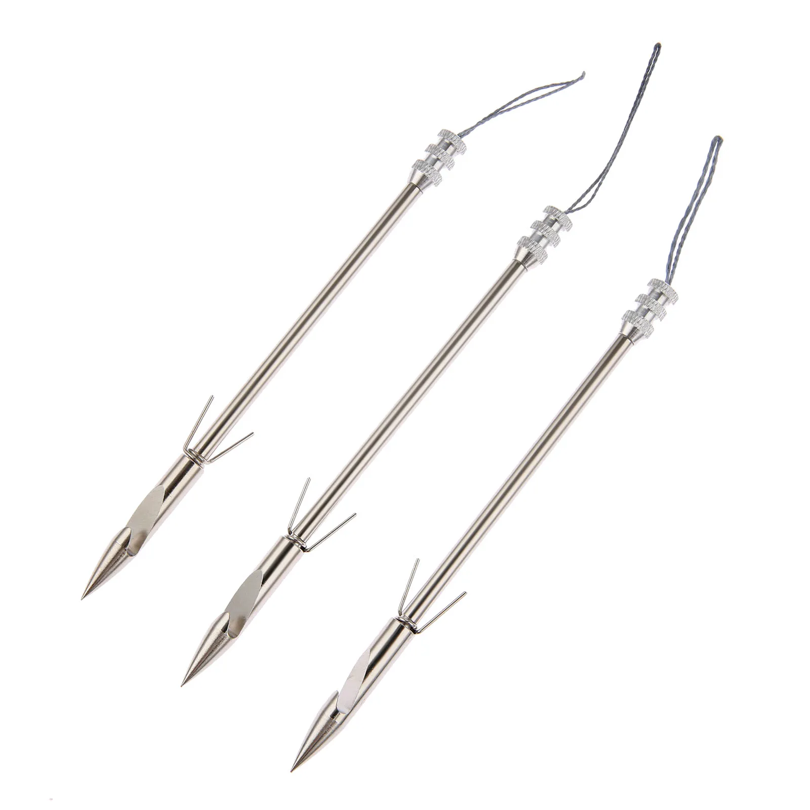

gohantee 6pcs 5.63inch / 143mm Stainless Steel Broadheads Arrowhead Bow Fishing Slingshot Arrow Hunting Shooting Catapult Dart