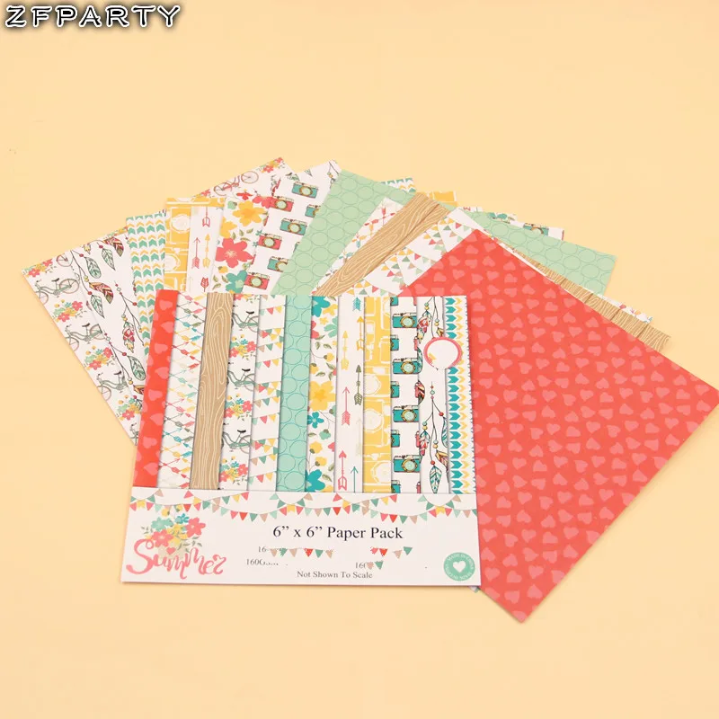 ZFPARTY 12 шт. 6 дюймов с одной стороны принтом летние рисунком велосипеда творческие