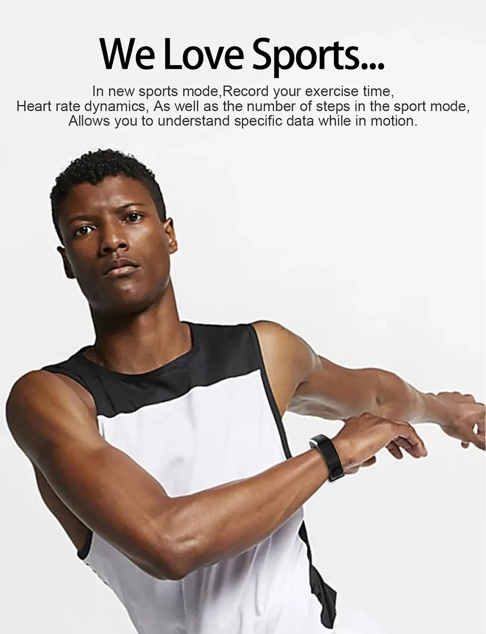 Smart Bracelet IP67 Waterproof Fitness Tracker Band Blood Pressure Heart Rate Monito Sleep monitoring Smart Wristband