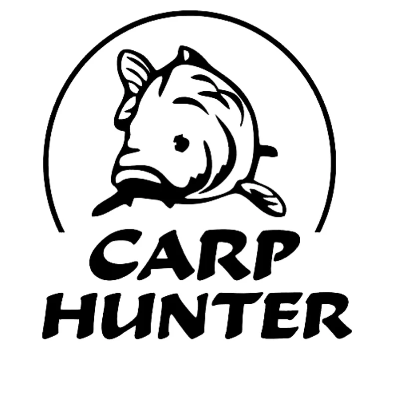 

30cm Carp Hunter Car Styling Stickers Decals Vinyl Decor 6ZF-034
