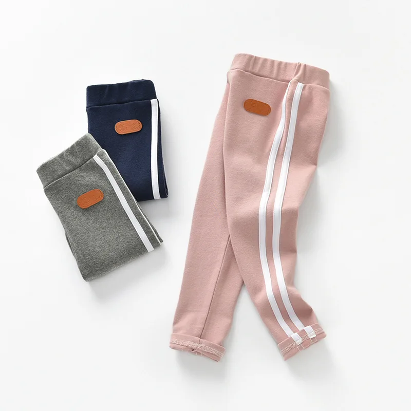 BibiCola/штаны для девочек весна-осень дети хлопок спортивные длинные брюки детская