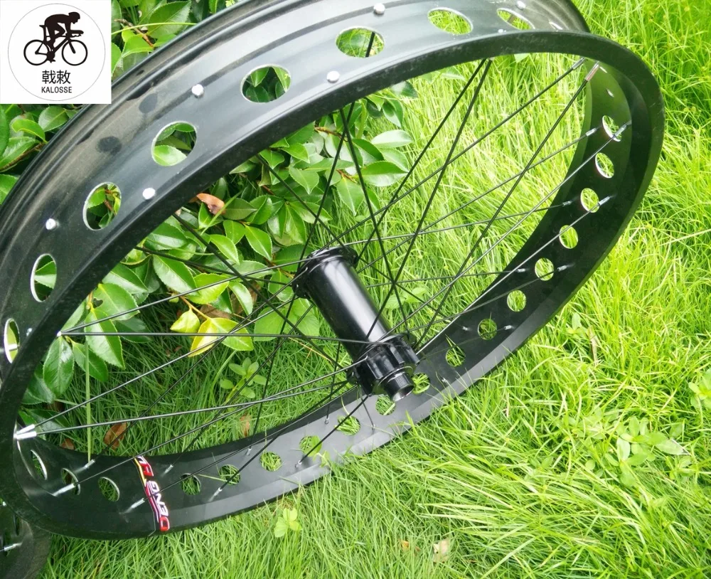 Kalosse 20mm Barrel shaft 26er snow/fat bike wheels 150*20mm/190*9mm Hubs . Beach Bicycle | Спорт и развлечения