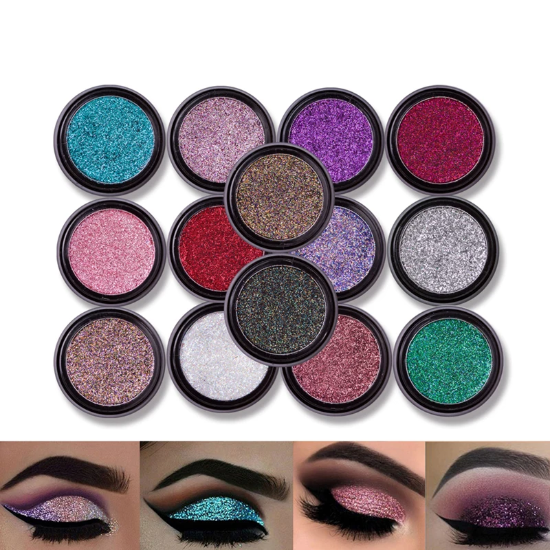 Сияющие тени для век maquillaje стойкий макияж декоративная косметика 8 цветов 2019| |