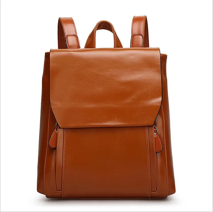 Женский рюкзак из натуральной кожи CHISPAULO черный школьный на плечо 2019|mochila fashion|leather