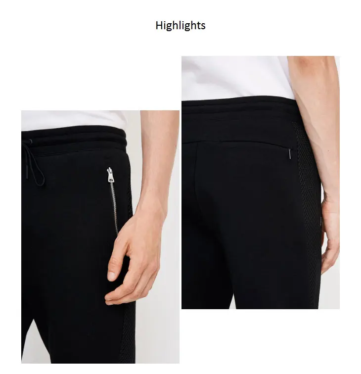 JackJones мужские хлопковые штаны с завязками, спортивные штаны для бега, спортивная мужская одежда 218314543