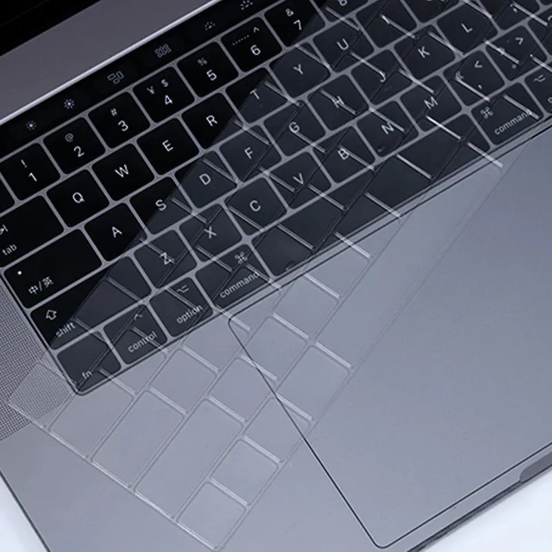 EASYA чехол-клавиатура для Apple Macbook Pro 13 15 дюймов 1707/1706 с сенсорной панелью модель США Мягкий силиконовый защитный чехол