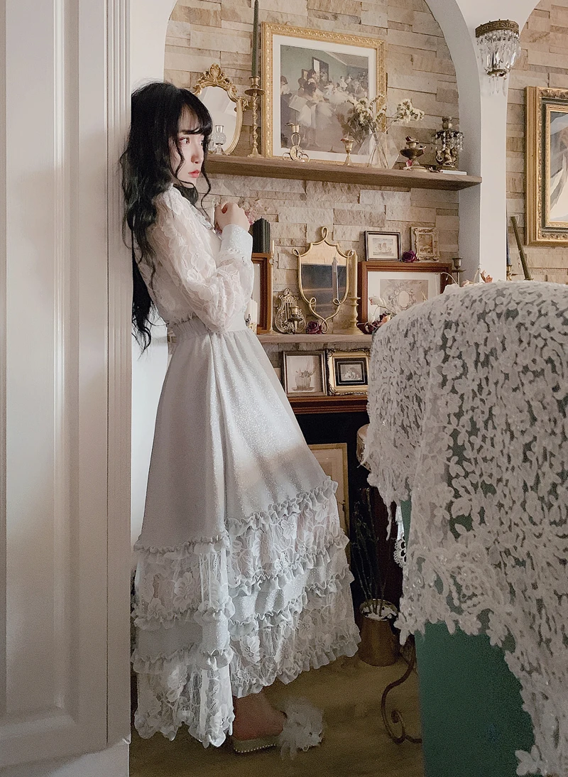 Юбка с высокой талией Bobon21 тонкая сетчатая юбка бусинами весна-лето 2019 | Женская