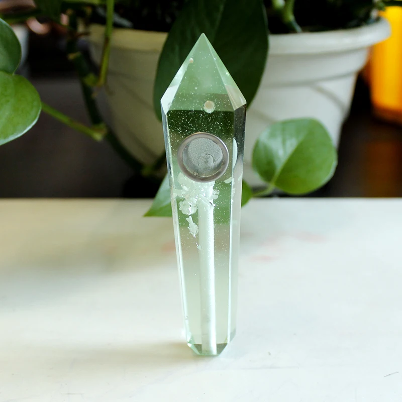 Runyangshi 1 шт. оптовая продажа трубка для курения из натурального кварца с