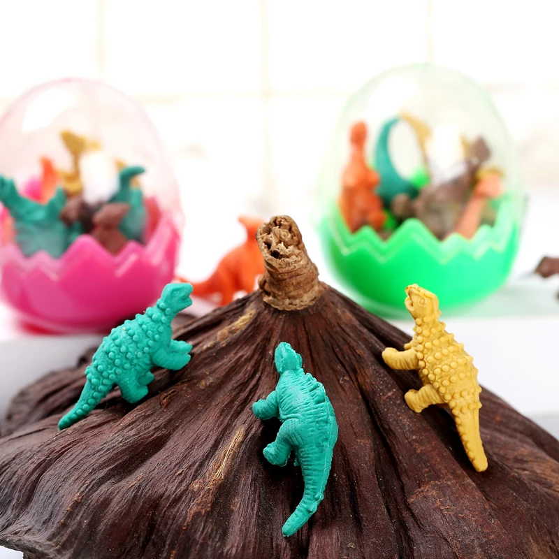 8pcs/set Creative Dinosaur Eraser Mini Cute Rubber Kawaii Students Stationery Kids Gifts School Office Correction Supplies | Канцтовары