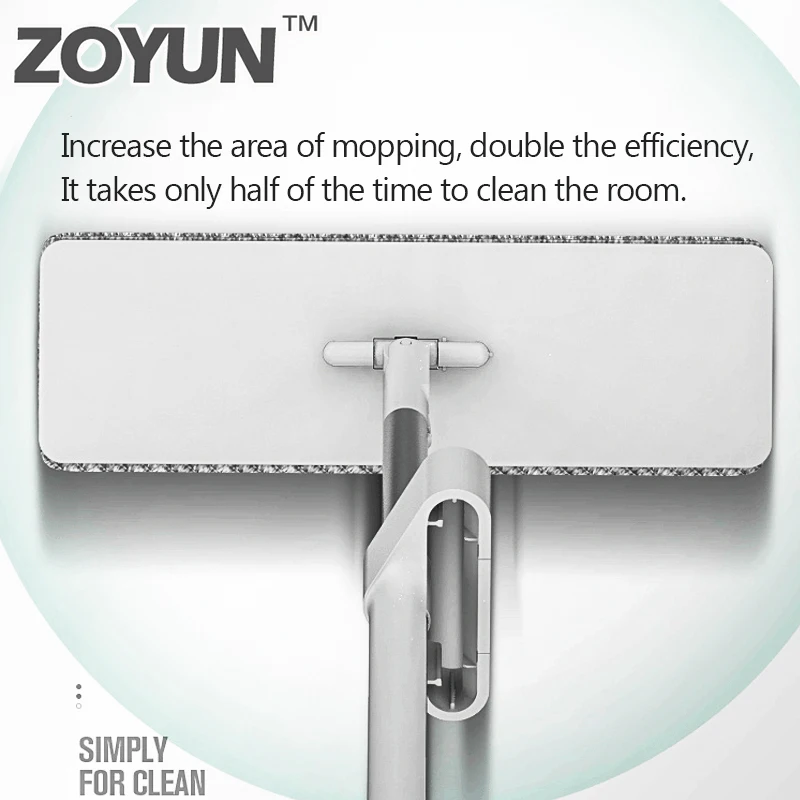 Плоская Швабра ZOYUN 360hands-free домашняя тряпка для плитки напольная вращающаяся