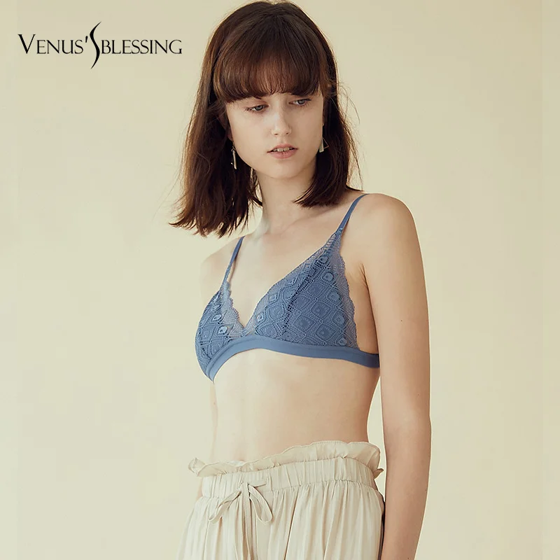 VENUS'S blession, сексуальные женские кружевные бюстгальтеры, бюстгальтер, пуш-ап, натуральный шелк, нижнее белье, deporte sujetador reggiseno