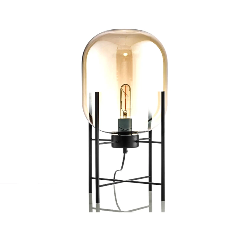 Новое поступление креативная простая настольная лампа стеклянный абажур