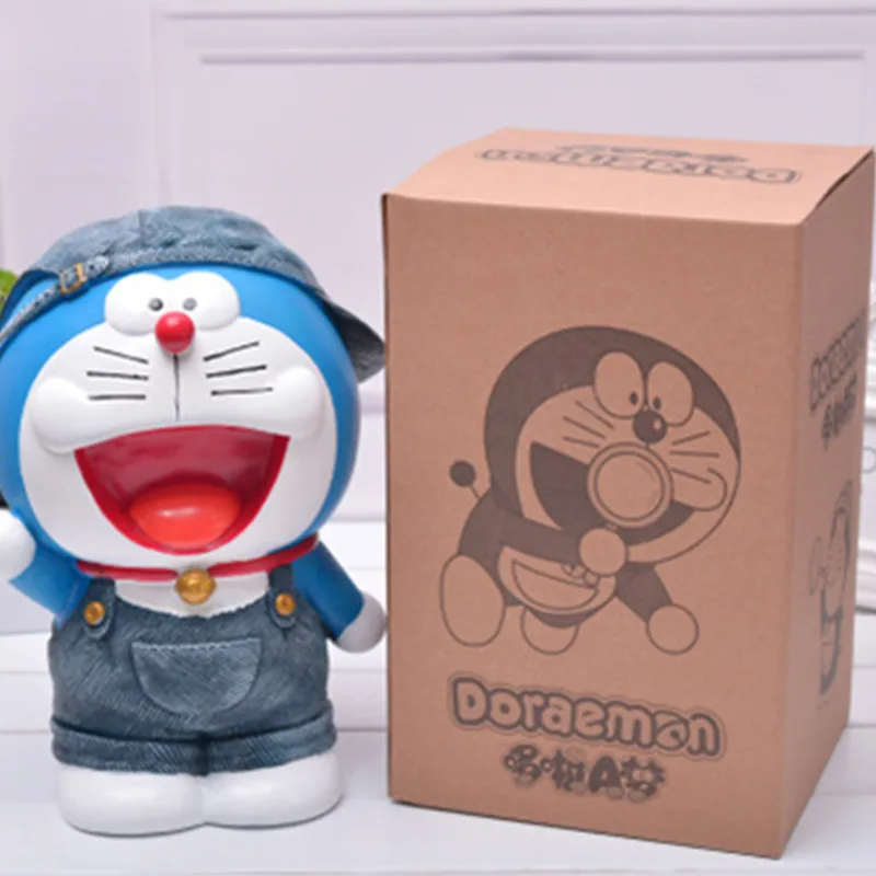 Творческий Doraemon более размер милый копилка Виниловая фигурка Коллекционная