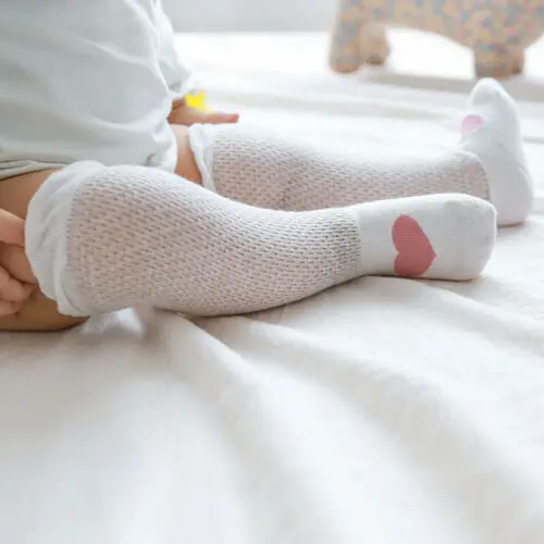 2019 Brand 0-3Y Toddler Baby Girl Boy Cotton Knee High Stocking Anti-mosquito Cute Cartoon Animal Lace Stockings For 1-3Y |