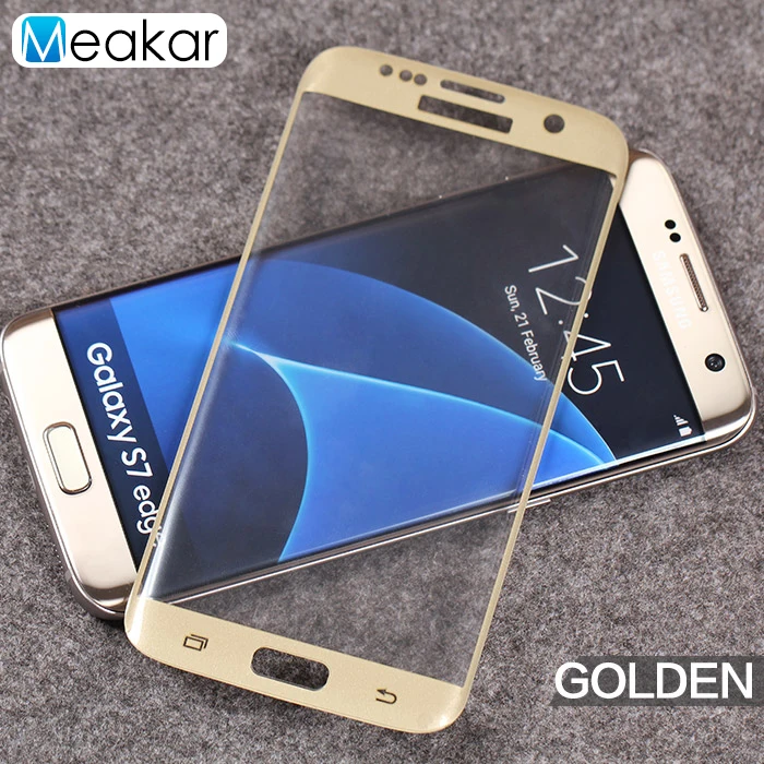 Экран печать 5.5for samsung Galaxy S7 край закаленное Стекло пленка Экран протектор для samsung Galaxy S7 край S7edge чехол для телефона