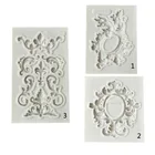 Силиконовые формы для украшения торта, кружевная граница в виде виноградной лозы, инструменты для выпечки, аксессуары для кухни, помадки