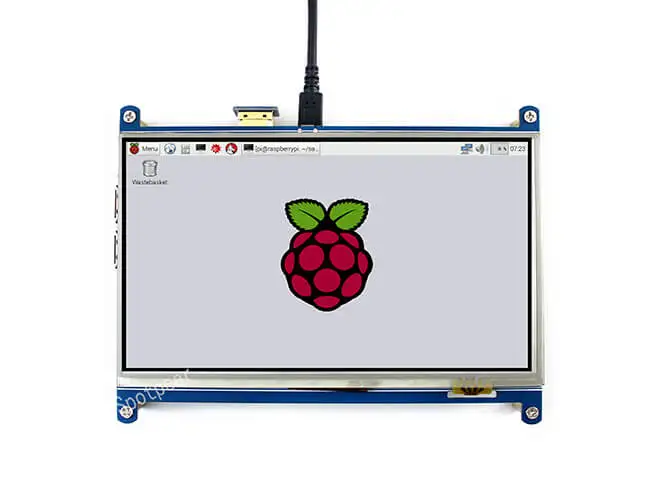 7 дюймовый ЖК дисплей Raspberry Pi 3B +/4B HDMI сенсорный экран 800x480 TFT более 5 дисплей|screen|lcd