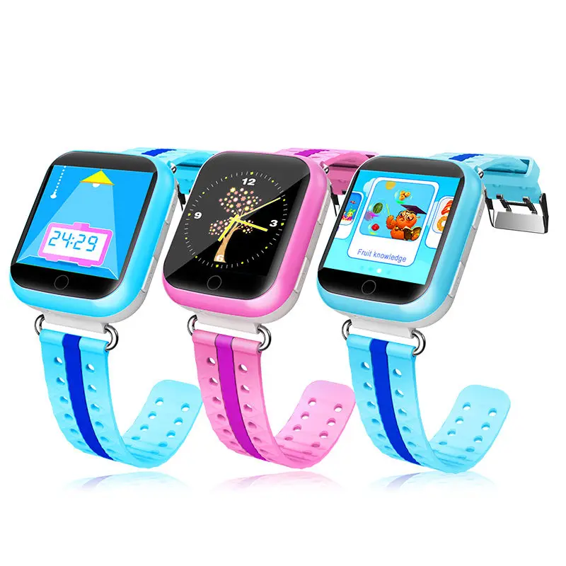 Дети SmartWatch Q750 GPS WiFi трекер часы gsm детей Телефонный звонок анти потерял Sos Браслет