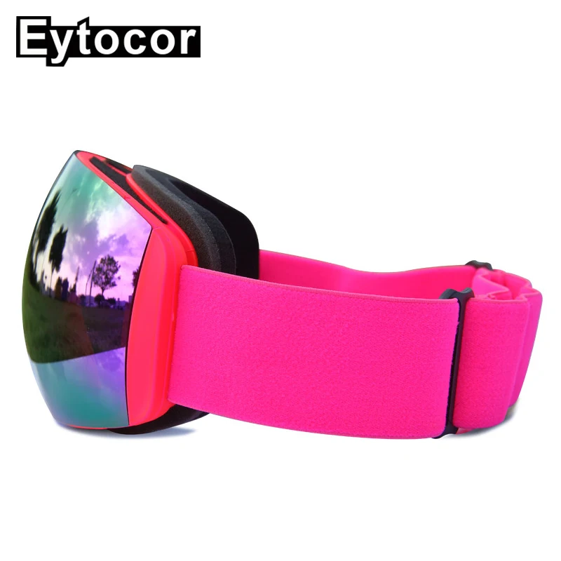 EYTOCOR Новинка 100% UV400 двухслойные линзы лыжные очки для катания на лыжах мужчин и