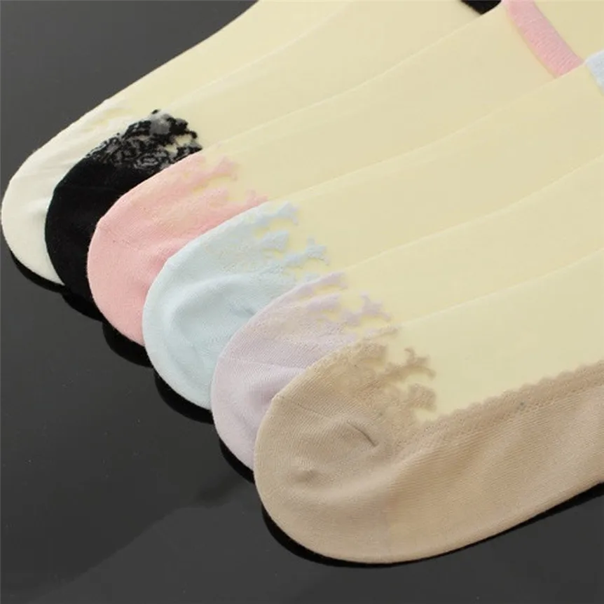 CHAMSGEND Coolbeener носки женские meias ультратонкие прозрачные calcetines красивые прозрачные кружевные эластичные короткие носки mar27