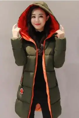 Новинка зимы 2020 женская тонкая хлопковая куртка с модным принтом большой размер