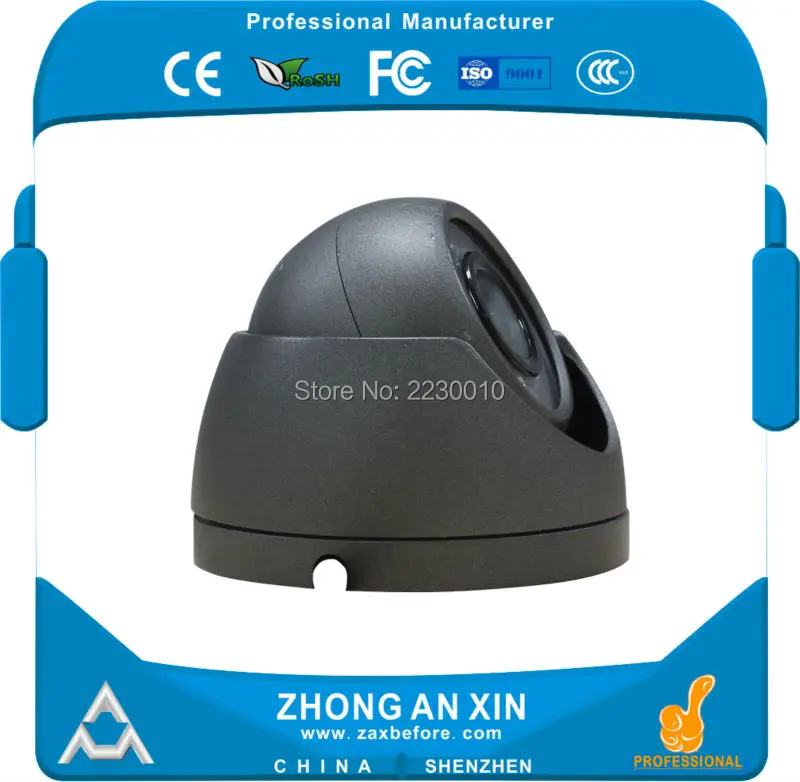 ZhongAnXin AHD 720P 1.3MP ИК Ночное Видение металлическая мини купольная Автомобильная