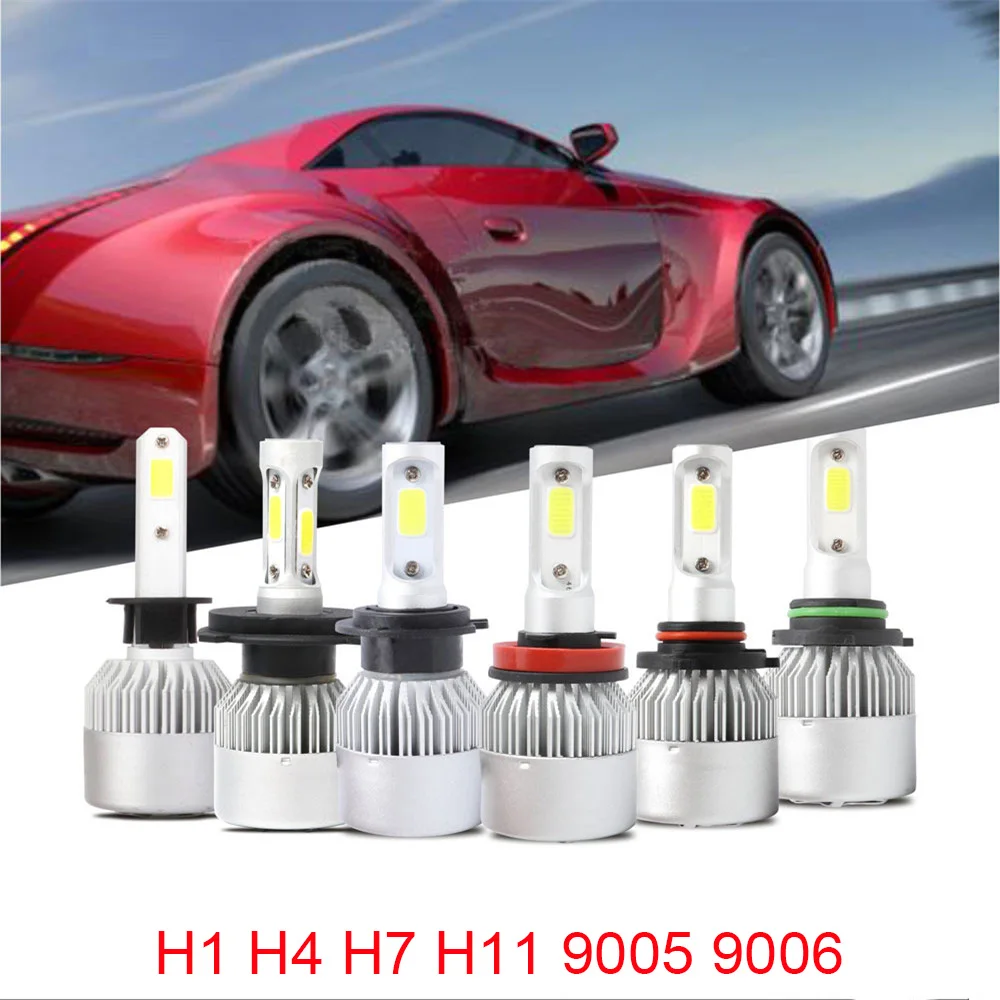 H1 H11 9003 9005 9006 HB2 HB3 HB4 H4 H7 светодиодный светильник для автомобиля 12 v 24 автомобильные