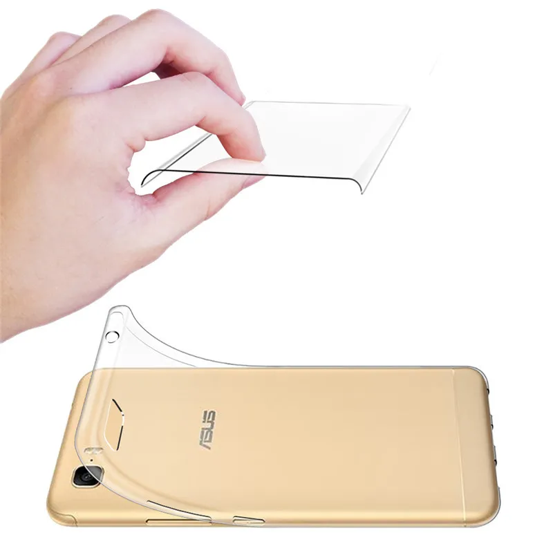 Ультратонкий прозрачный тонкий силиконовый мягкий чехол из ТПУ для ASUS Zenfone Pegasus 3S