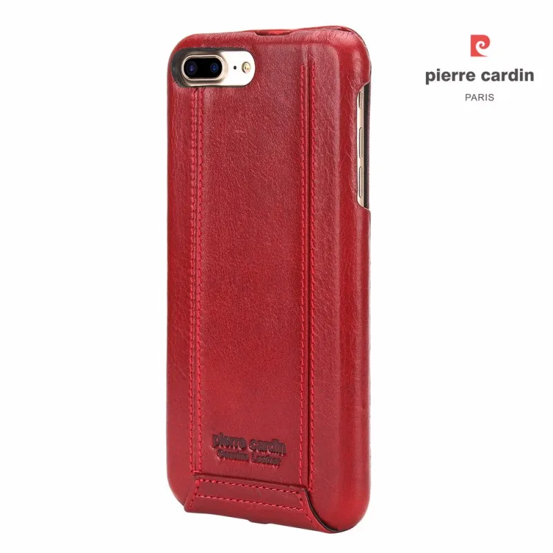 Чехол для телефона Pierre Cardin s, сумки для iPhone 6, 6 s, 7, 8, 8 Plus, чехол из натуральной кожи, Вертикальный флип-чехол для iPhone 8, 7, чехол