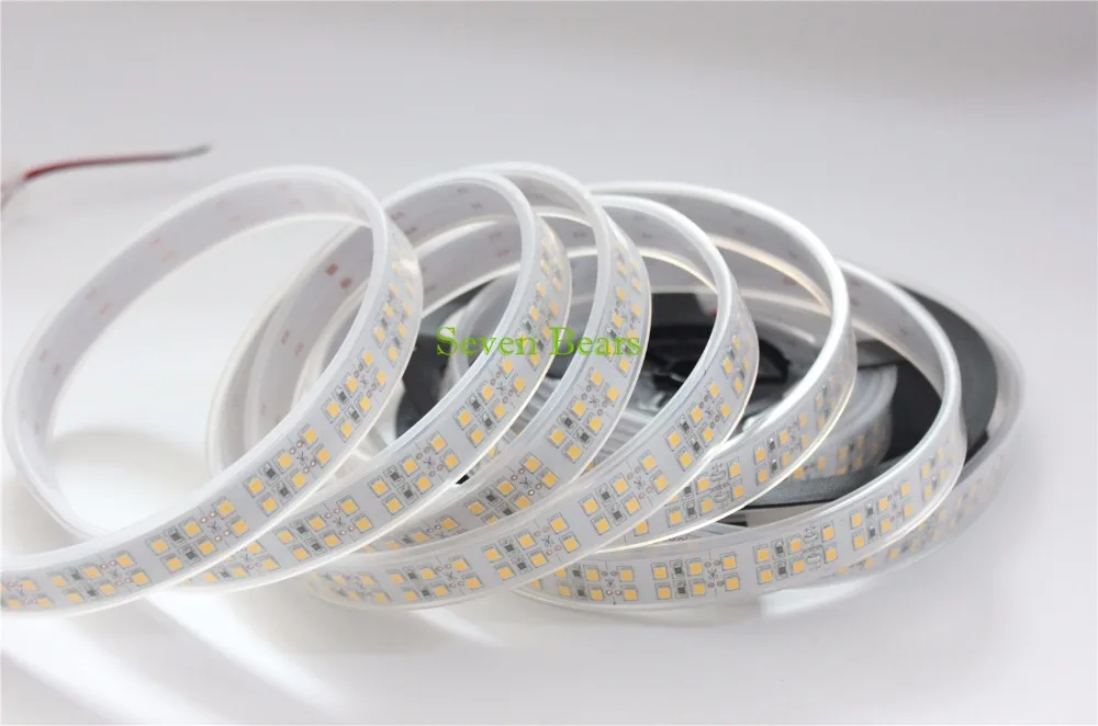 Водонепроницаемая гибкая светодиодная лента 240 светодиодов s/m SMD2835 12 В 5 м|row led