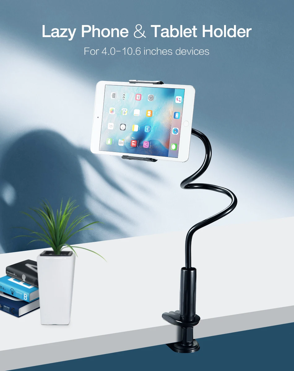 RAXFLY Настольный телефон Подставка для планшета держатель для IPad Mini Air iPhone samsung Xiaomi pad 4-10,6 дюймов ленивый кровать планшетный ПК Подставки крепление держатель для телефона подставка для телефона