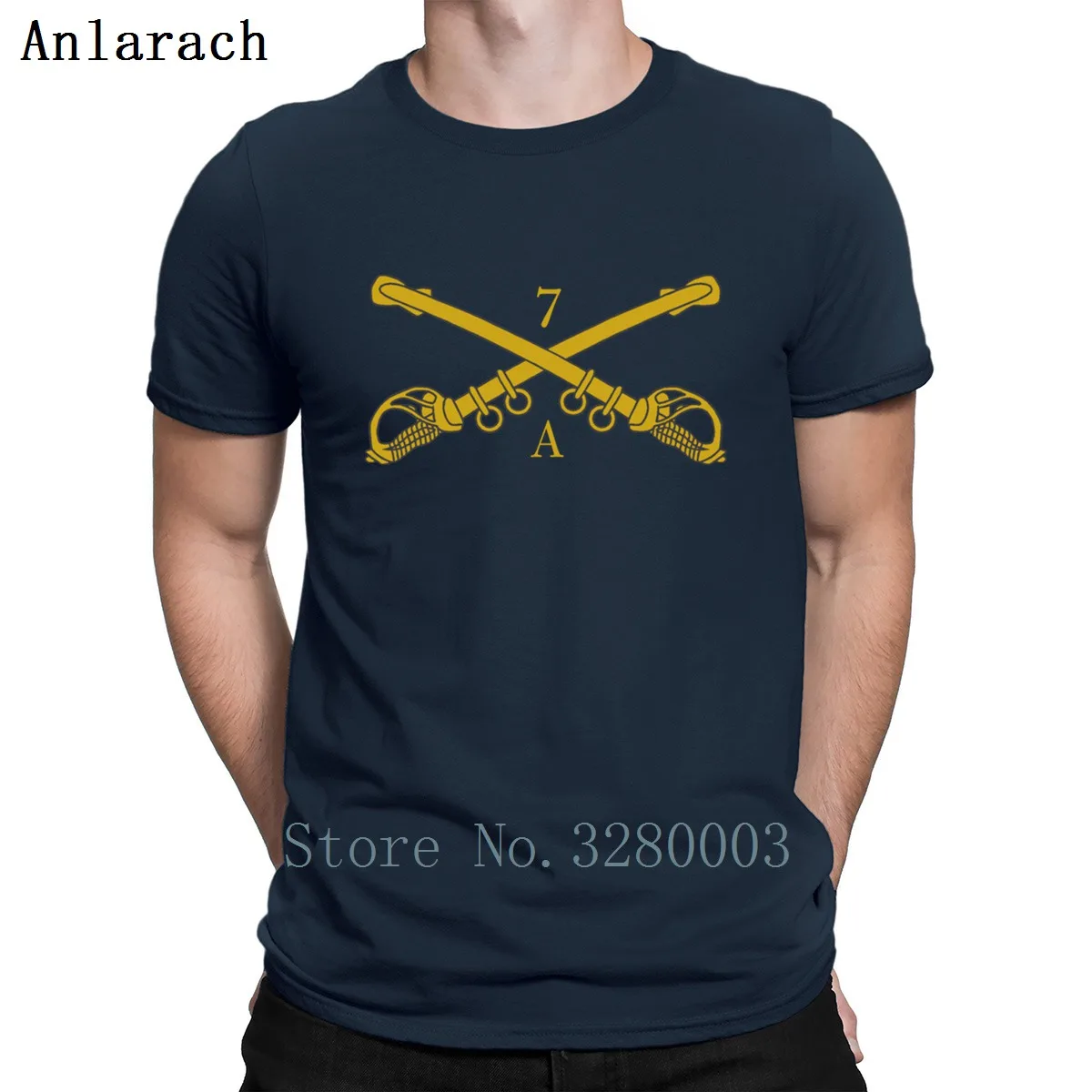 

7th Cavalry Regiment T Shirt Tee Shirt Letter Anti-Wrinkle S-3xl Spring Autumn Comical Custom Letter Shirt